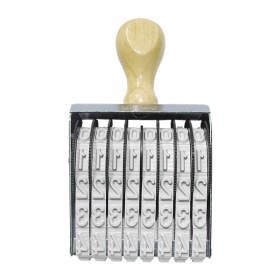 Numerador 10mm 08 dígitos Numerador 10mm 08 dígitos